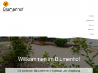 blumenhof-karlsbad.de Webseite Vorschau