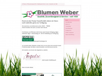blumen-weber.de Webseite Vorschau
