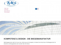 bms-biegetechnik.de Webseite Vorschau