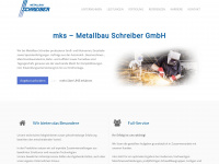metallbau-schreiber.de Webseite Vorschau