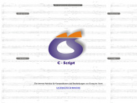 c-script.de Webseite Vorschau