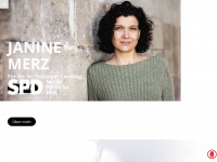 janine-merz.de Webseite Vorschau