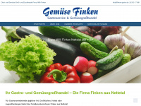 finken-gastro.de Webseite Vorschau