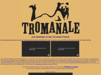 tromanale.org Webseite Vorschau