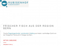rubigenhof-fischzucht.ch Webseite Vorschau