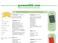 grammatikk.com Webseite Vorschau