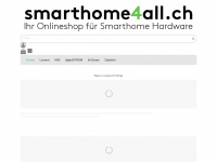 smarthome4all.ch Webseite Vorschau