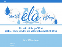 ela-waschen-mangeln.de Webseite Vorschau