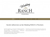 wedding-ranch.de Webseite Vorschau