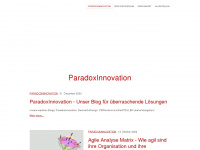 paradoxinnovation.de Webseite Vorschau