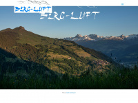 berg-luft.ch Webseite Vorschau