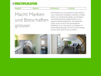 multiplikator.ch Webseite Vorschau