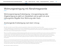 wohnungsreinigung-abnahmegarantie.ch Webseite Vorschau