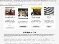 chur-umzug.ch Webseite Vorschau