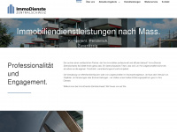 immodienste.ch Webseite Vorschau
