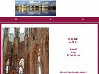kirche.lv Webseite Vorschau