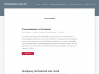 personalrechtsblog.ch Webseite Vorschau