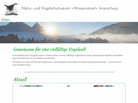 wasseramsel.ch Webseite Vorschau