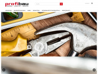 profibau.shop Webseite Vorschau