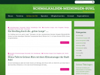 gruene-meiningen.de Webseite Vorschau