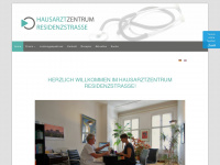 hausarztzentrum-residenzstrasse.de Webseite Vorschau