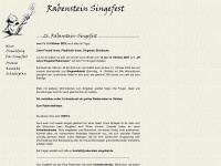 rabenstein-singefest.de Webseite Vorschau