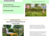 avantgarten.eu Webseite Vorschau
