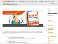 vereinssoftware24.com Webseite Vorschau