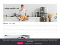 advancedfood.de Webseite Vorschau