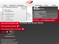 eos-software.at Webseite Vorschau
