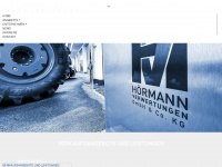hoermann-machines.com Webseite Vorschau
