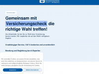 versicherungscheck.net Webseite Vorschau