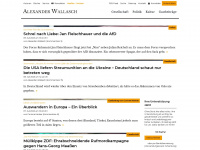 alexander-wallasch.de Webseite Vorschau
