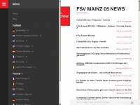 mainz05news.de Webseite Vorschau