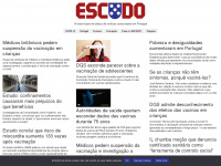 escudo.pt Webseite Vorschau