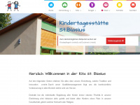 kita-stblasius-dietmannsried.de Webseite Vorschau