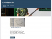 gitarrebauen.de Webseite Vorschau