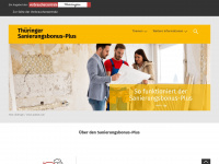 thueringer-sanierungsbonusplus.de Webseite Vorschau