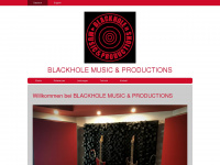 blackholemusic.de Webseite Vorschau