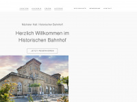 historischer-bahnhof-konz.de Webseite Vorschau