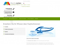 migraineaction.ch Webseite Vorschau
