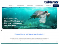 trinkfair.de Webseite Vorschau