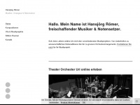 hansjoergroemer.com Webseite Vorschau