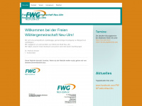 fwg-neu-ulm.de Webseite Vorschau