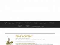 fame-academy.com Webseite Vorschau
