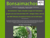 bonsaimachos.de Webseite Vorschau