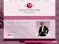 fagottmusik.de Webseite Vorschau