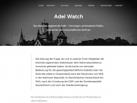 adel-watch.de Webseite Vorschau