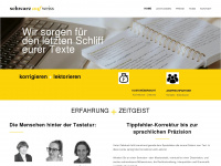 lektorat-korrektorat-deutsch.ch Webseite Vorschau