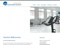 physio-muenstermann.de Webseite Vorschau